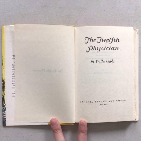The Twelfth Physician by Willa Gibbs Vintage Hardcover Book - Picture 3 of 6